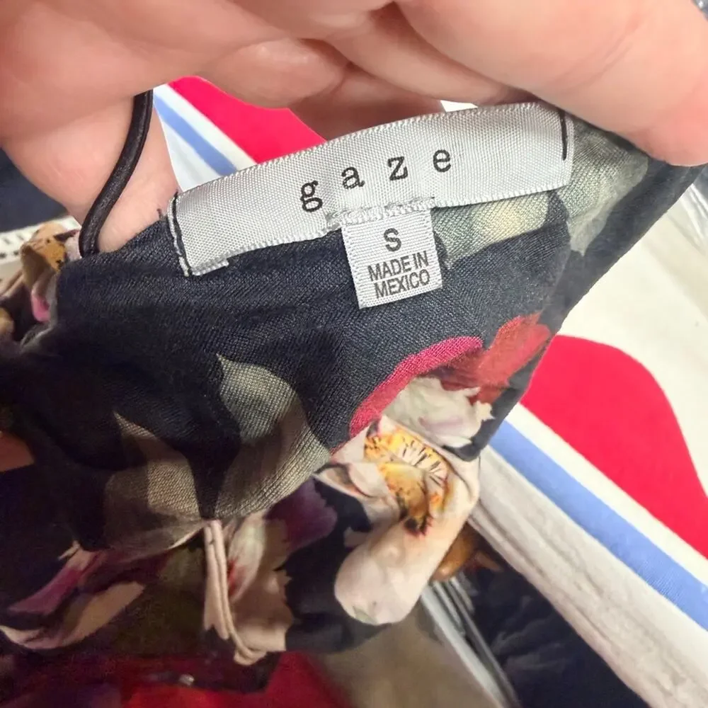 Gaze Floral Patterned Bodysuit